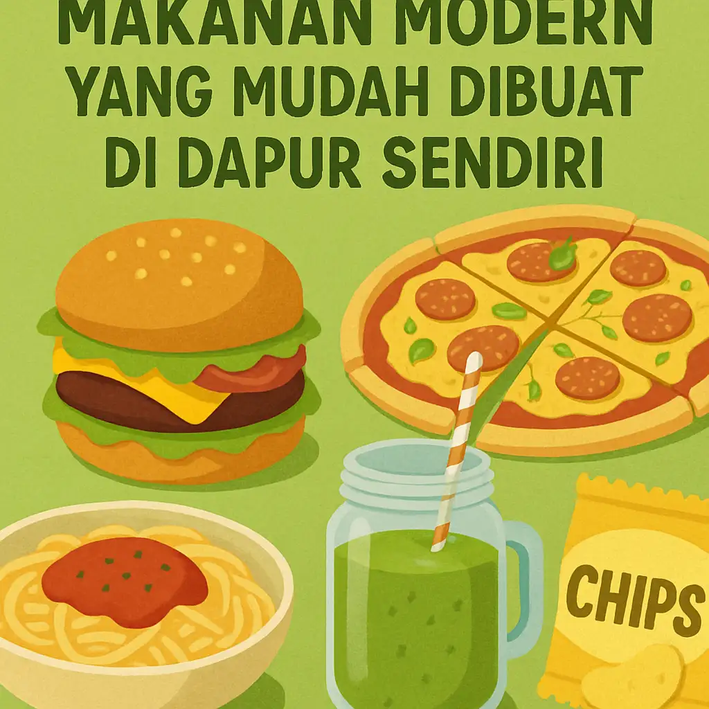 Makanan Modern yang Mudah Dibuat di Dapur Sendiri
